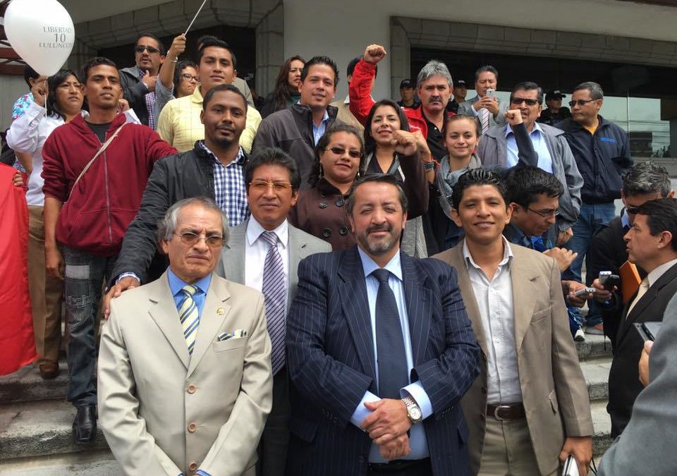 Disculpas públicas, el después de la criminalización sobre los 10 de Luluncoto, Yasunidos y Periodistas.