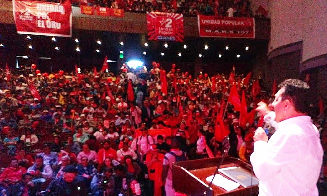 Unidad Popular, “un solo partido más grande y más fuerte”.