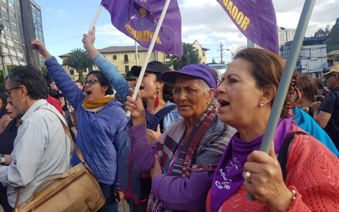 Condenada simbólicamente María Paula Romo.