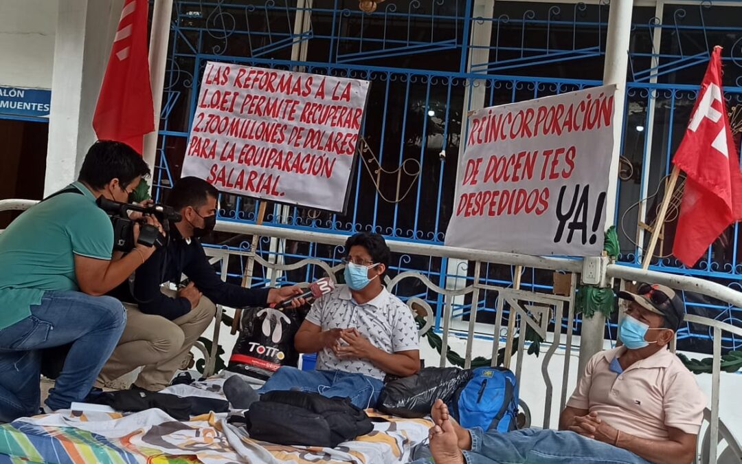 El magisterio ecuatoriano ejemplo de lucha